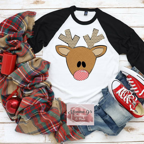 Rudolph T-shirt for boy's - Momma G's Children's Boutique, Screen Printing, Embroidery & More