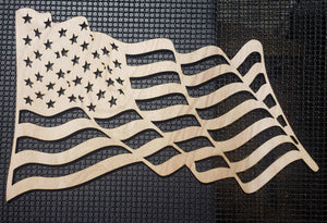 Waving American Flag - Momma G's Children's Boutique, Screen Printing, Embroidery & More