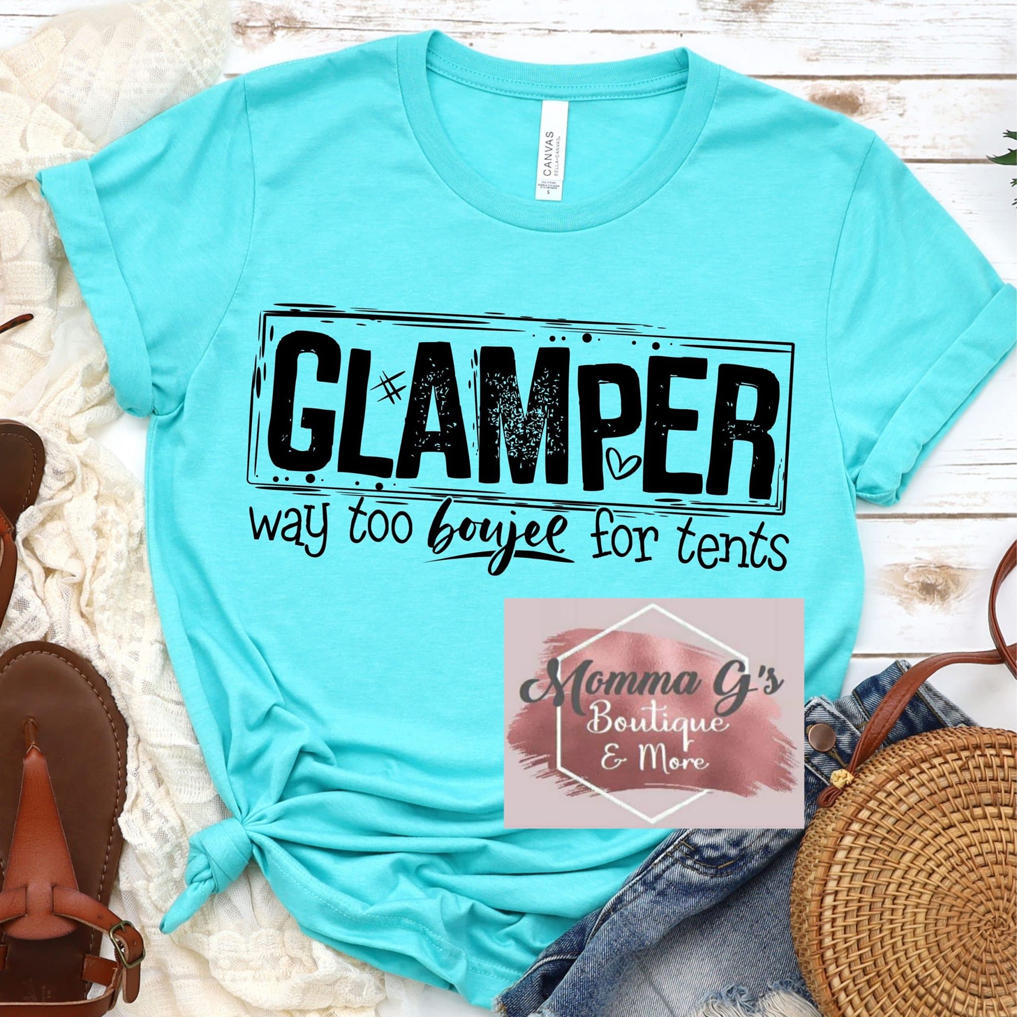 Glamper tents T-shirt, tshirt, tee - Momma G's Children's Boutique, Screen Printing, Embroidery & More