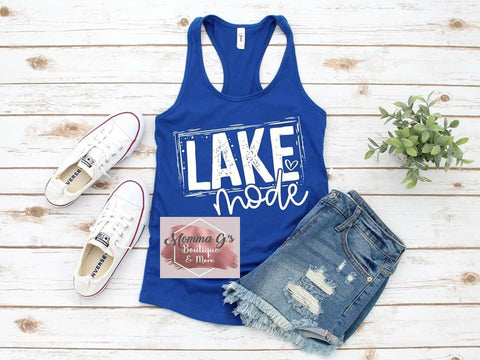 Lake Mode T-shirt, tank, tee - Momma G's Children's Boutique, Screen Printing, Embroidery & More