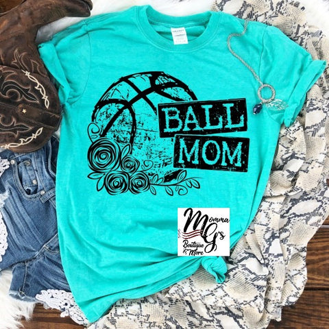 Floral BasketBall mom