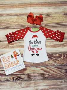 Christmas Countdown Raglan - Momma G's Children's Boutique, Screen Printing, Embroidery & More