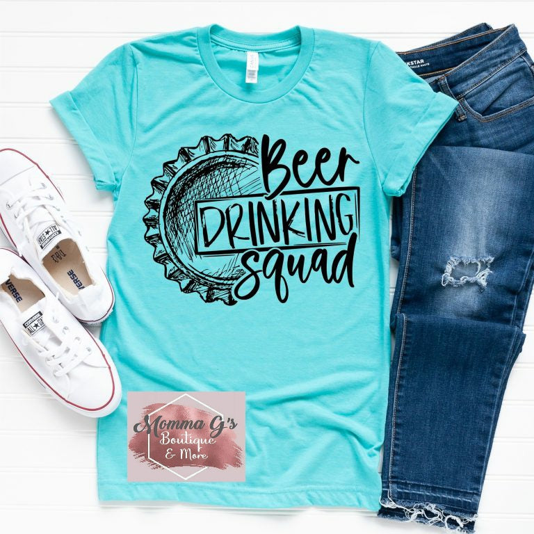Beer drinking squad T-shirt - Momma G's Children's Boutique, Screen Printing, Embroidery & More