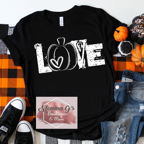 Pumpkin Love T-shirt - Momma G's Children's Boutique, Screen Printing, Embroidery & More