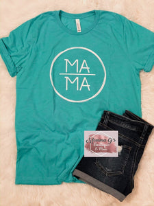 Mama circle print T-shirt - Momma G's Children's Boutique, Screen Printing, Embroidery & More