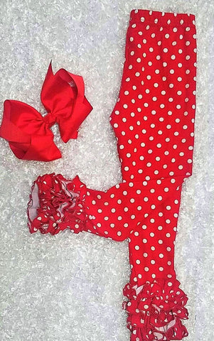 Red Polka Dot Icings - Momma G's Children's Boutique, Screen Printing, Embroidery & More