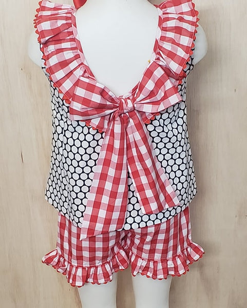 Red White and Blue Bow Set - Momma G's Children's Boutique, Screen Printing, Embroidery & More