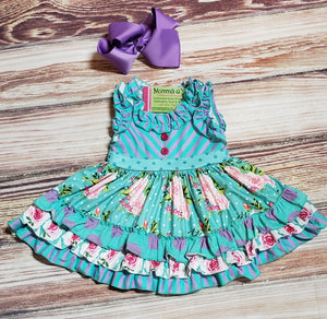 Twirl a Girl Dress - Momma G's Children's Boutique, Screen Printing, Embroidery & More