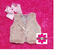Fur Vest - Momma G's Children's Boutique, Screen Printing, Embroidery & More